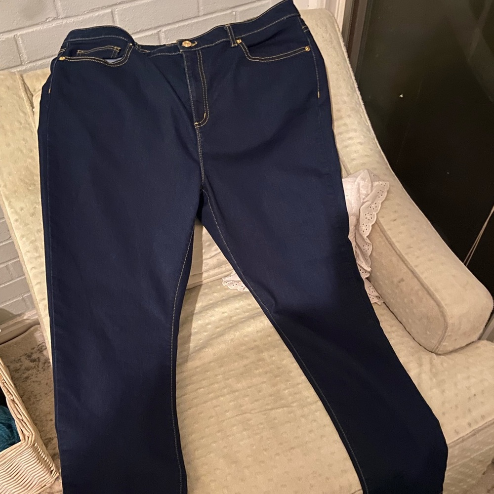 Dark blue Michael Kors jeans for women. Size 16.